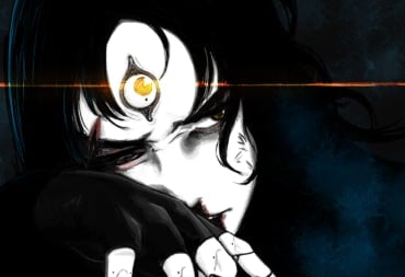 Evocative-looking artwork of a woman with an eye in her forehead in Sukeban Games' new title .45 Parabellum Bloodhound