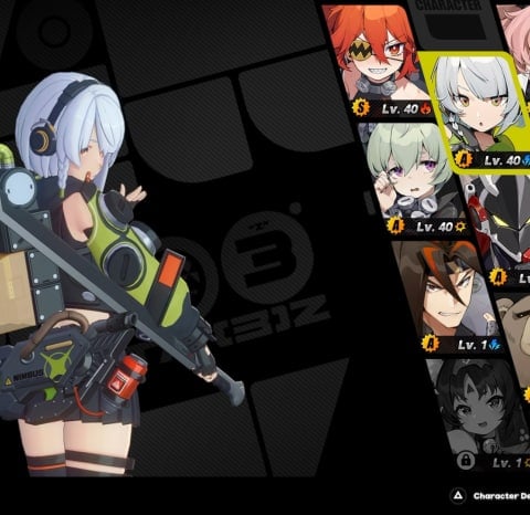 Anby in the Agent Tab of Zenless Zone Zero