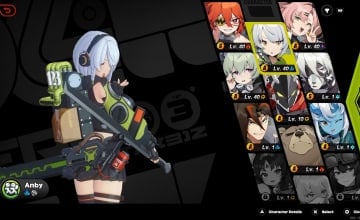 Anby in the Agent Tab of Zenless Zone Zero
