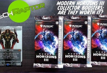 An image from our Modern Horizons III Collector Boosters feature asking if their worth the purchase price?