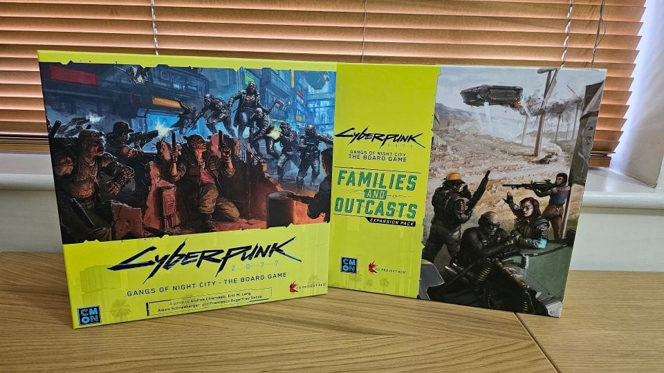 Cyberpunk 2077 Gangs of Night City the Board Game