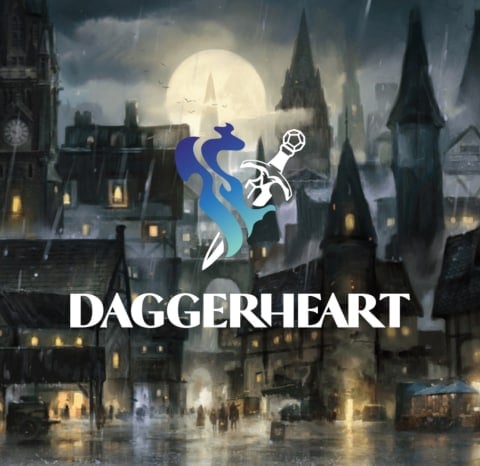 Artwork of one of the Daggerheart RPG Backgrounds with the game's logo