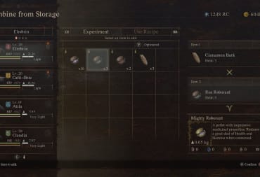 Image of Cinnamon Bark and Roe Roborant Creating Mighty Roborant in Dragon's Dogma 2
