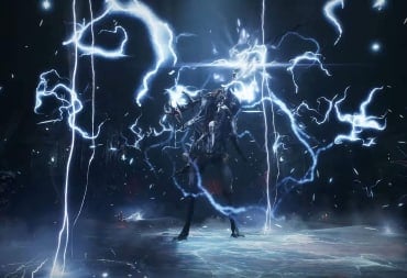 A skeletal figure summoning a lightning spell in Dungeonborne