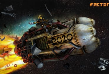 The promo image for Factorio's 1.0 release