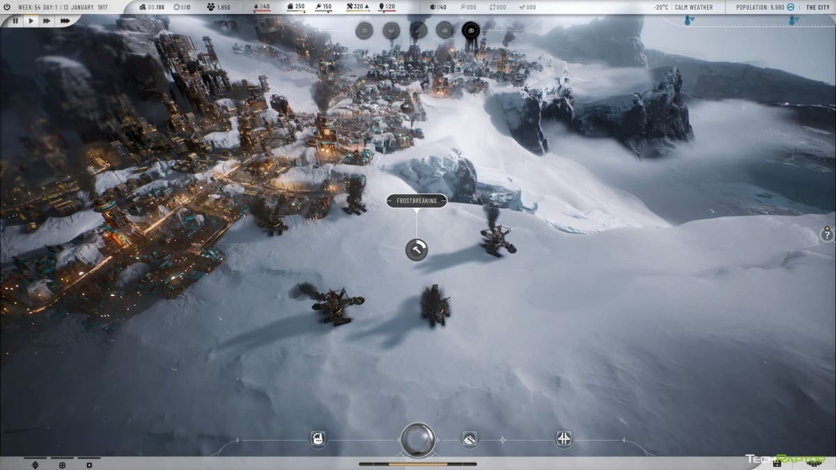 Icebreaking in Frostpunk 2 to make way for districts