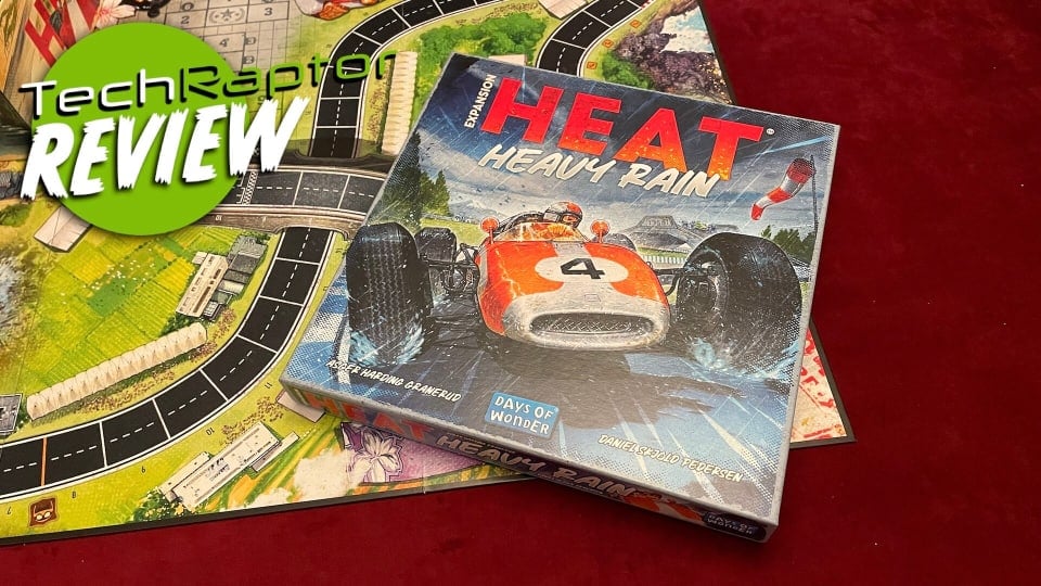 Heat: Heavy Rain box art with track in the background