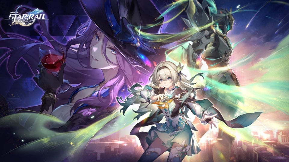 Key art for Honkai: Star Rail Version 2.3, depicting some of its characters