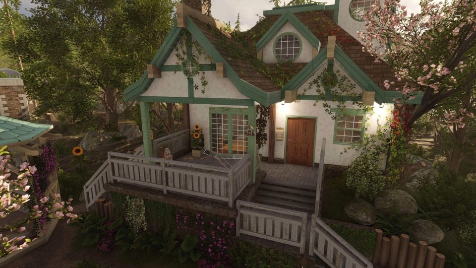 A pretty cottage in House Flipper 2