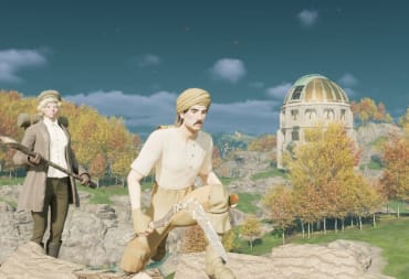 Nightingale Armor and Clothing Guide - Cover Image Player and Recruit Standing on a Roof