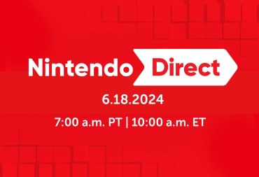 A banner announcing the Nintendo Direct in June 2024