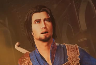 The Prince looking concerned in the Prince of Persia: Sands of Time remake