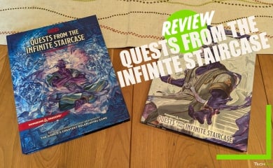 The Standard and Alternate Artwork cover for Quests From The Infinite Staircase