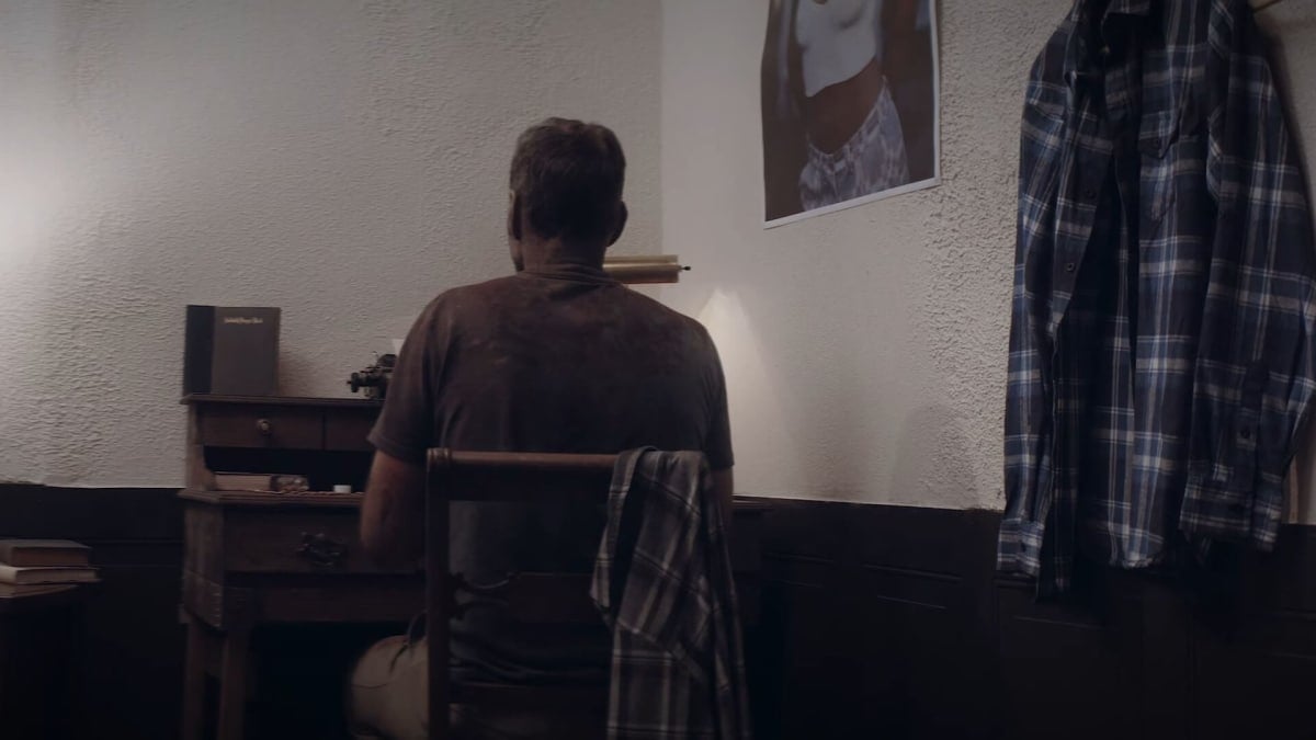 The Keeper documenting his unfortunate fate on a typewriter in the Resident Evil fan film The Keeper's Diary