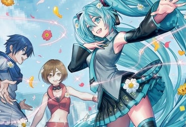 Artwork of Hatsune Miku in the card Song of Creation from Secret Lair Summer Superdrop 2024.