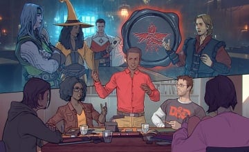 Players at a table enjoying Dungeons & Dragons 2024