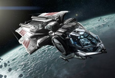 A ship flying in space in Cloud Imperium Games' Star Citizen