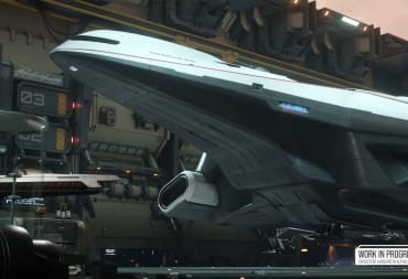 Star Citizen - Hercules Starlifter Landing in Personal Hangar