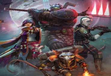 A crew of adventurers in Starfinder