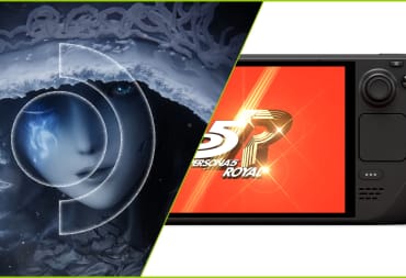 Steam Deck with Elden Ring and Persona 5 Royale Startup Movies