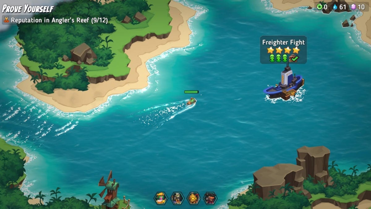 A look at the overworld gameplay from SteamWorld Heist II.