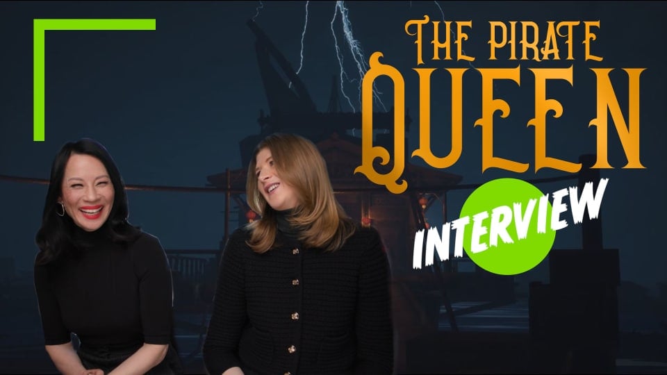 The Pirate Queen key art with Lucy Liu and Eloise Singer