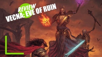 Vecna and Kas in their final showdown artwork from Vecna: Eve of Ruin