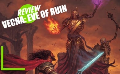 Vecna and Kas in their final showdown artwork from Vecna: Eve of Ruin