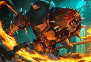 Artwork of the mercenary Grendel in Wayfinder