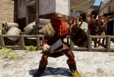 A gladiator in We Who Are About to Die