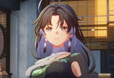 A close-up of Jianxin in Genshin Impact competitor Wuthering Waves